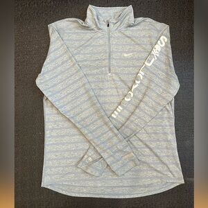 Men’s L Nike DRIFIT Zip-up Pullover with Soulcycle detail